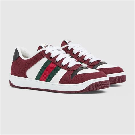 gucci ancora men's|Men's Screener sneaker in Rosso Ancora GG canvas .